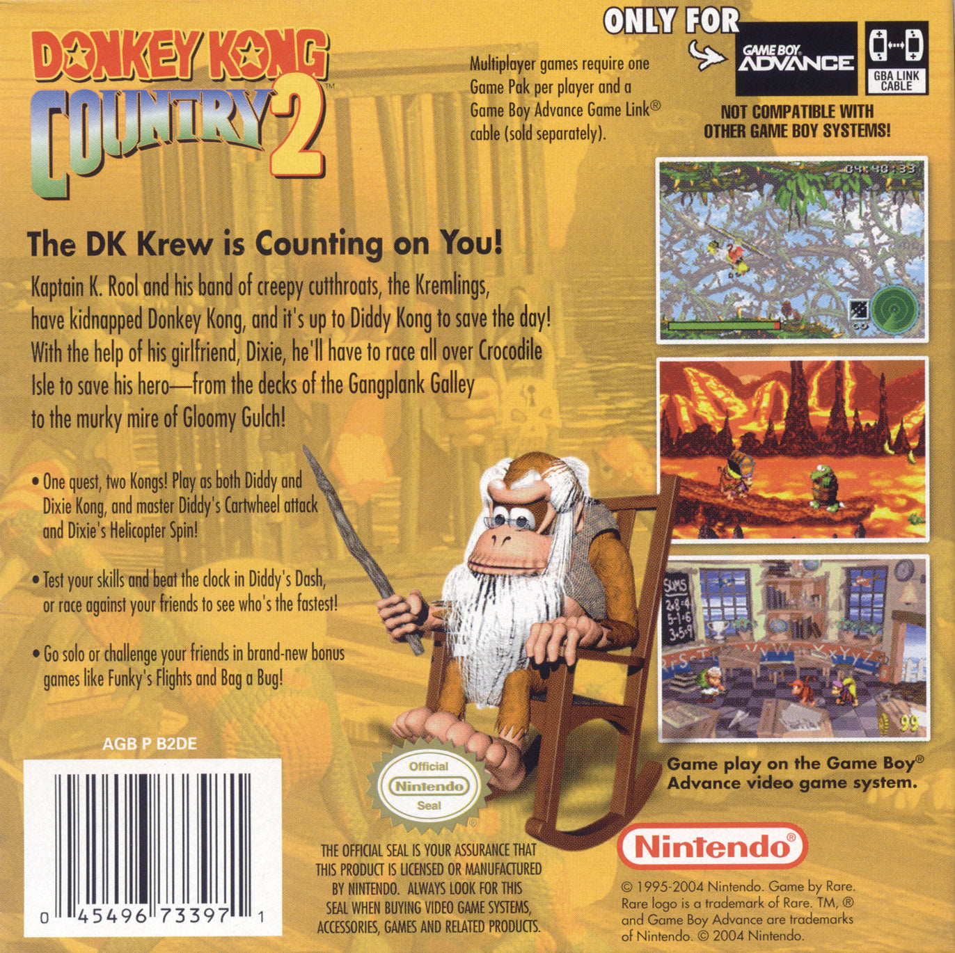 Donkey Kong Country 2 - GameBoy Advance