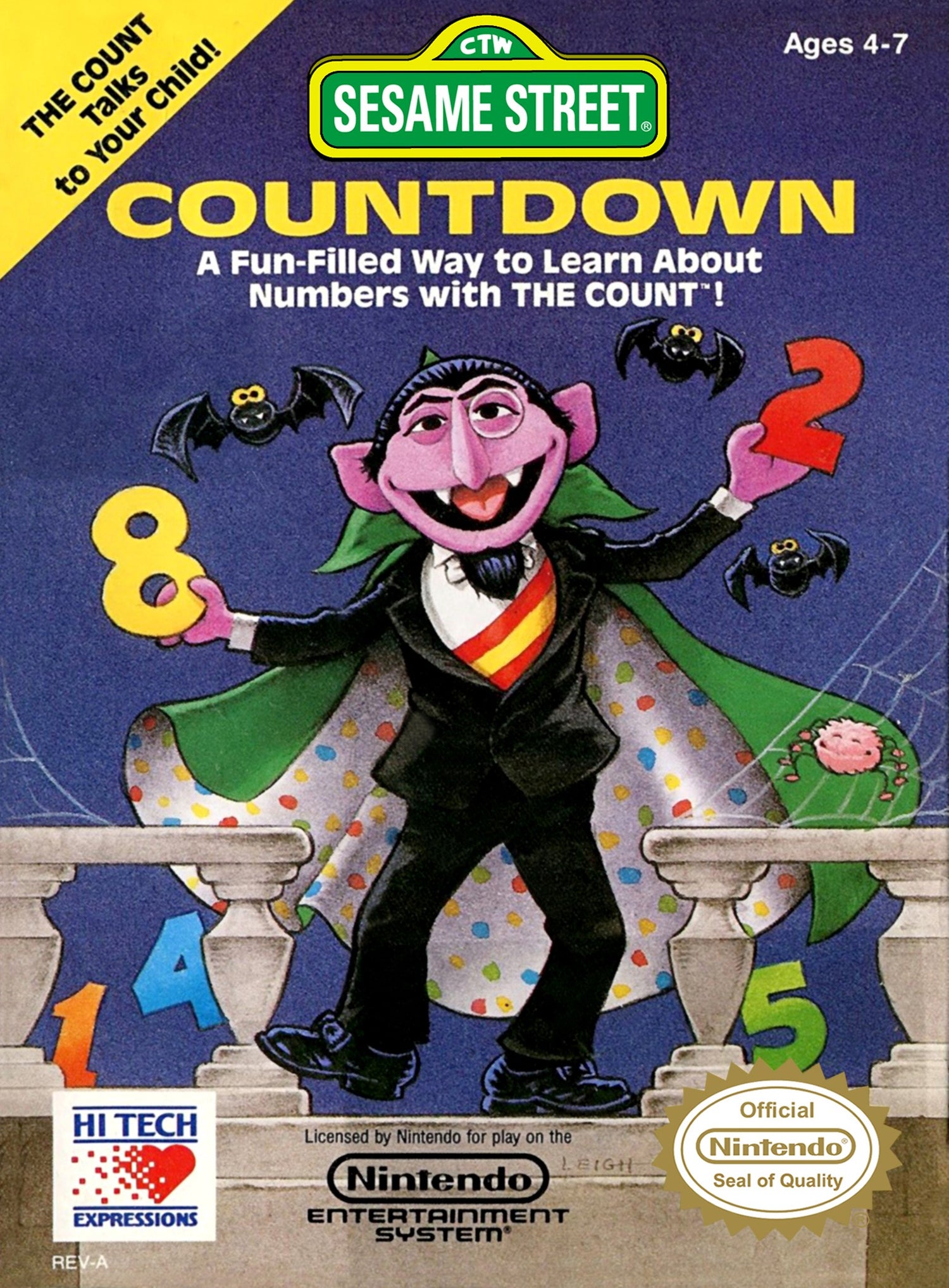 Sesame Street Countdown - NES