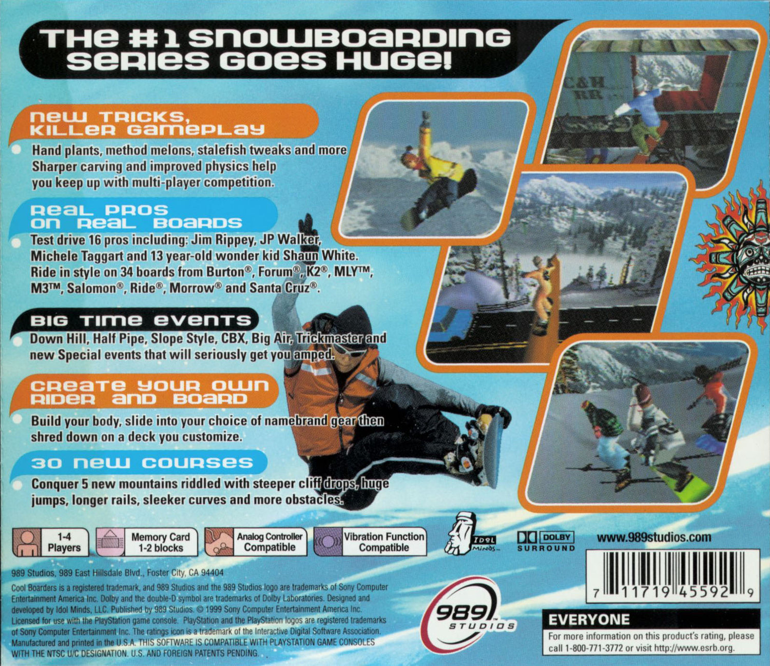 Cool Boarders 4 [Greatest Hits] - Playstation