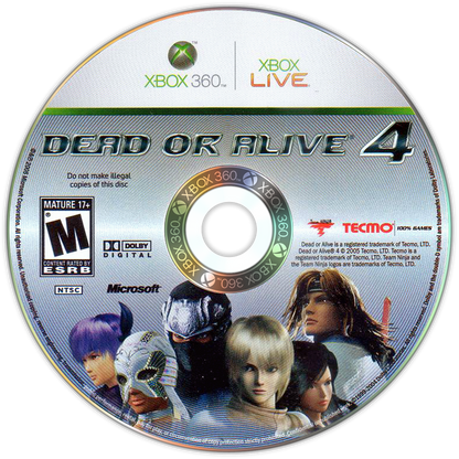 Dead or Alive 4 - Xbox 360 - Retro Island Gaming