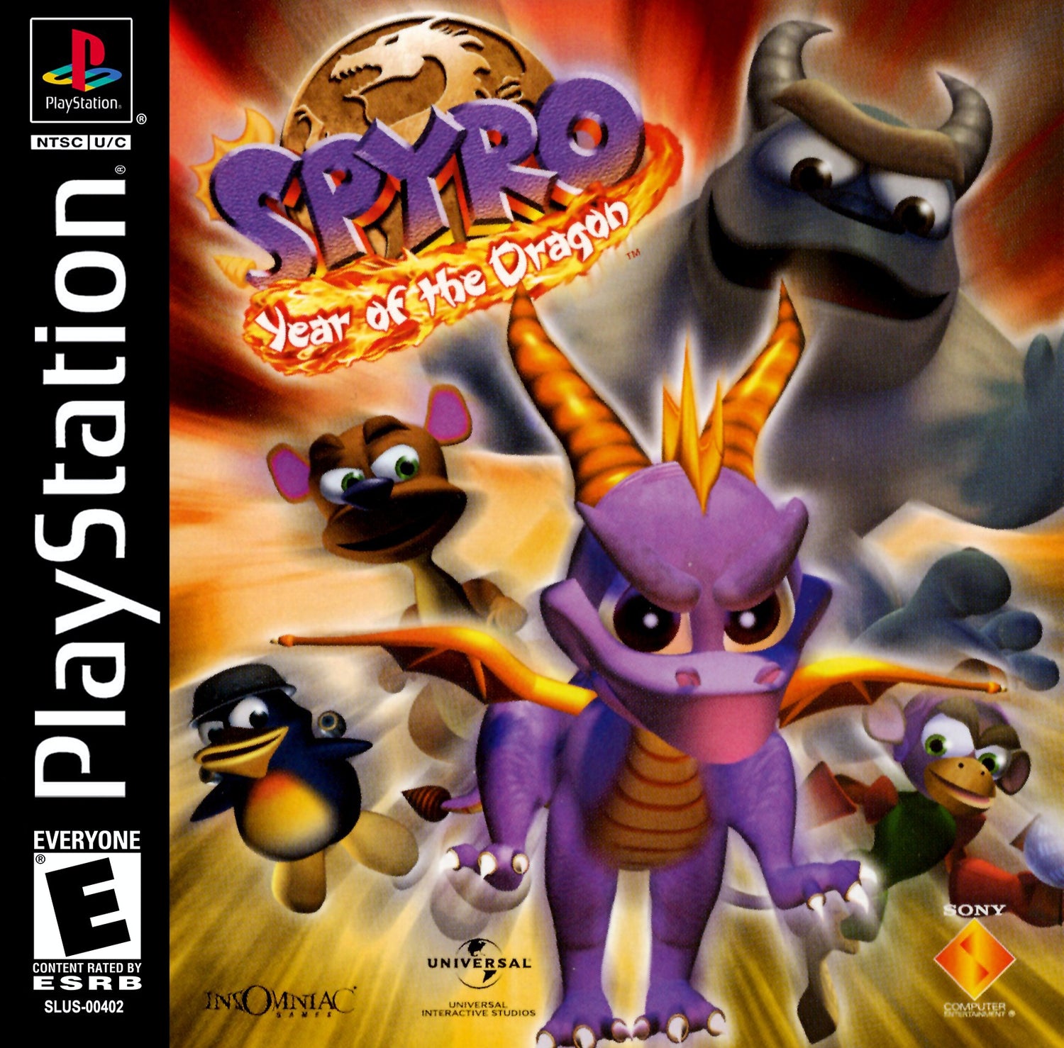Spyro Year of the Dragon - Playstation