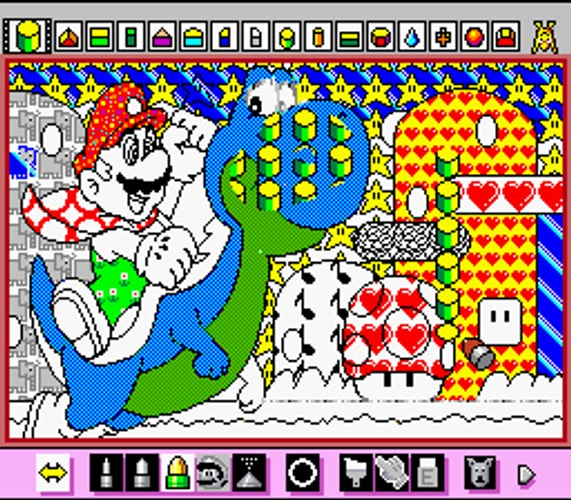Mario Paint - Super Nintendo - Retro Island Gaming