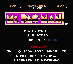 Sra. Pac-Man [Tengen] - NES