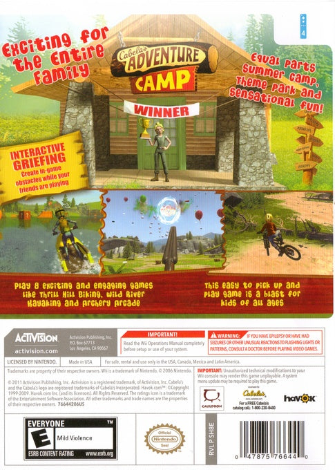 Cabela's Adventure Camp - Wii