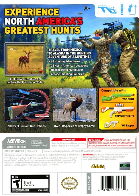 Cabela's North American Adventures - Wii