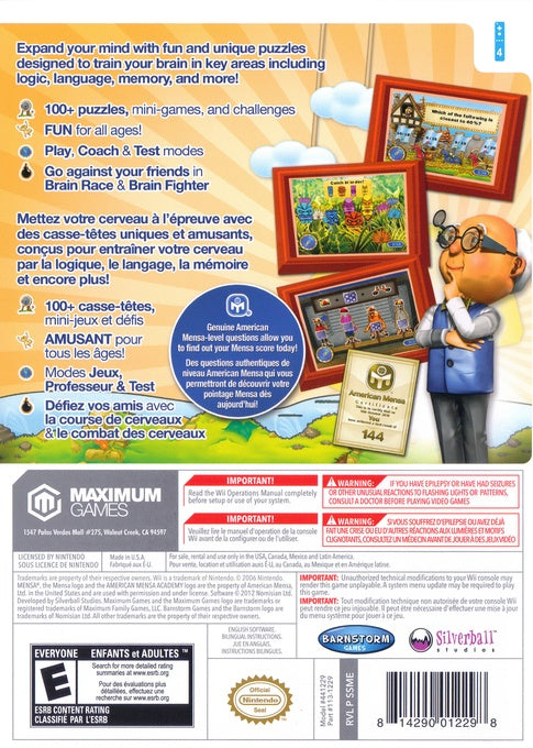 American Mensa Academy - Wii