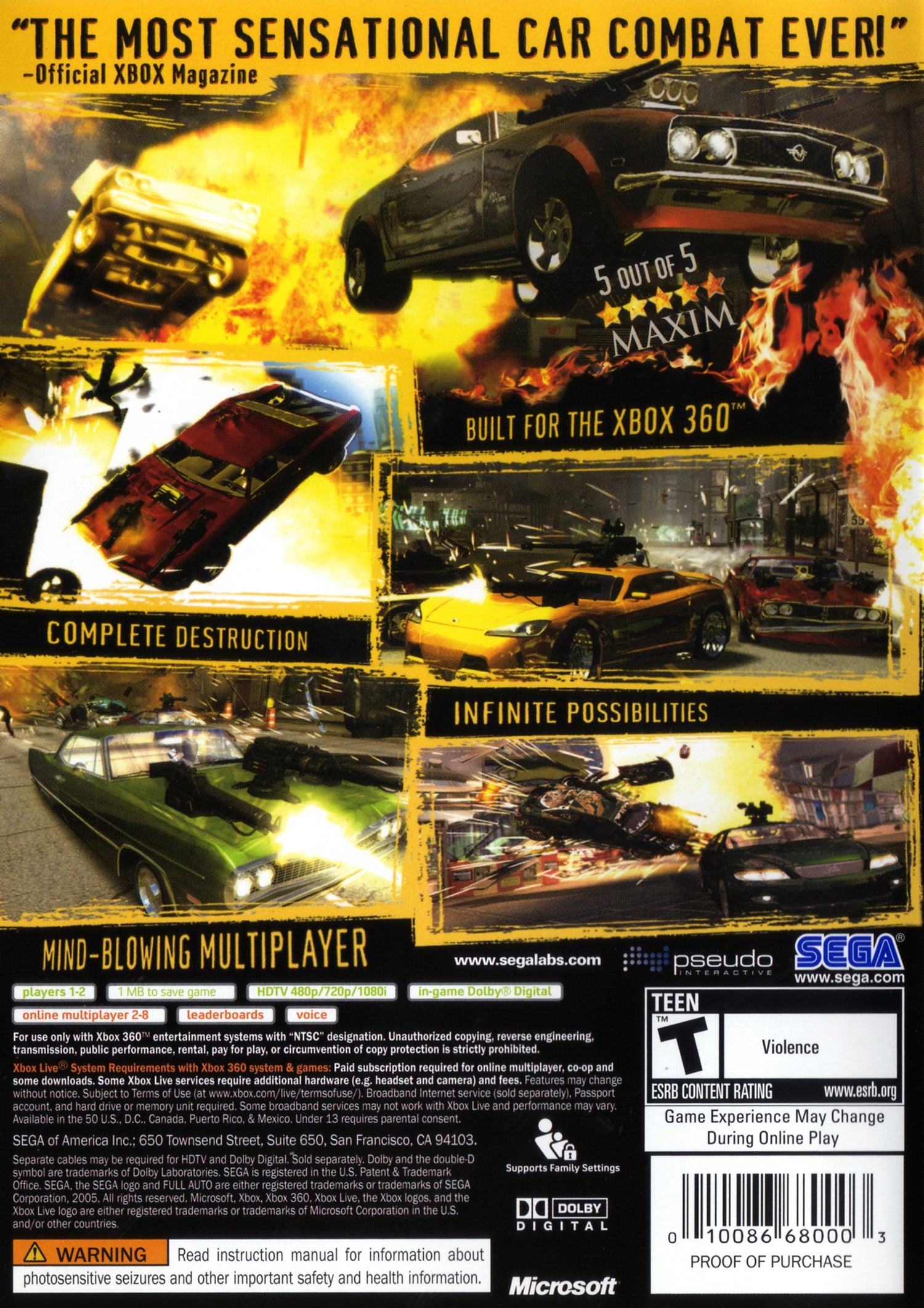 Full Auto - Xbox 360