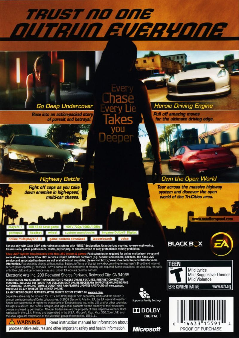 Need for Speed Undercover - Xbox 360