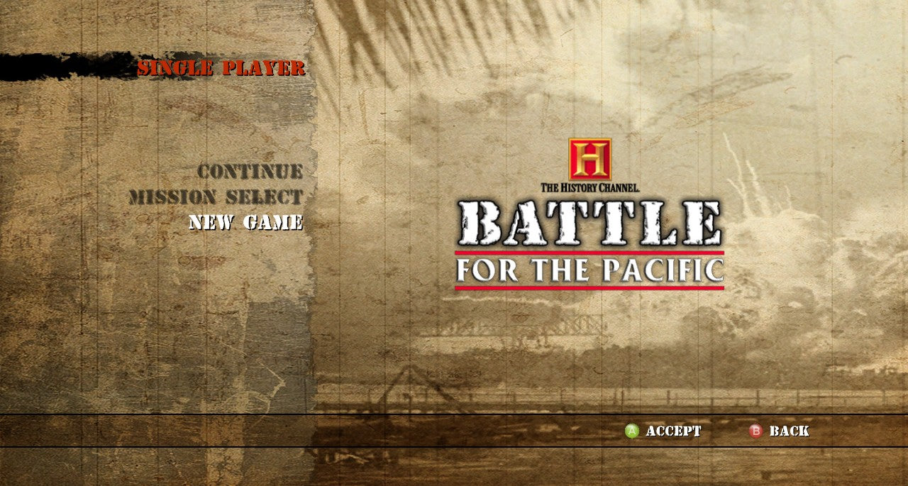 History Channel Battle For the Pacific - Xbox 360