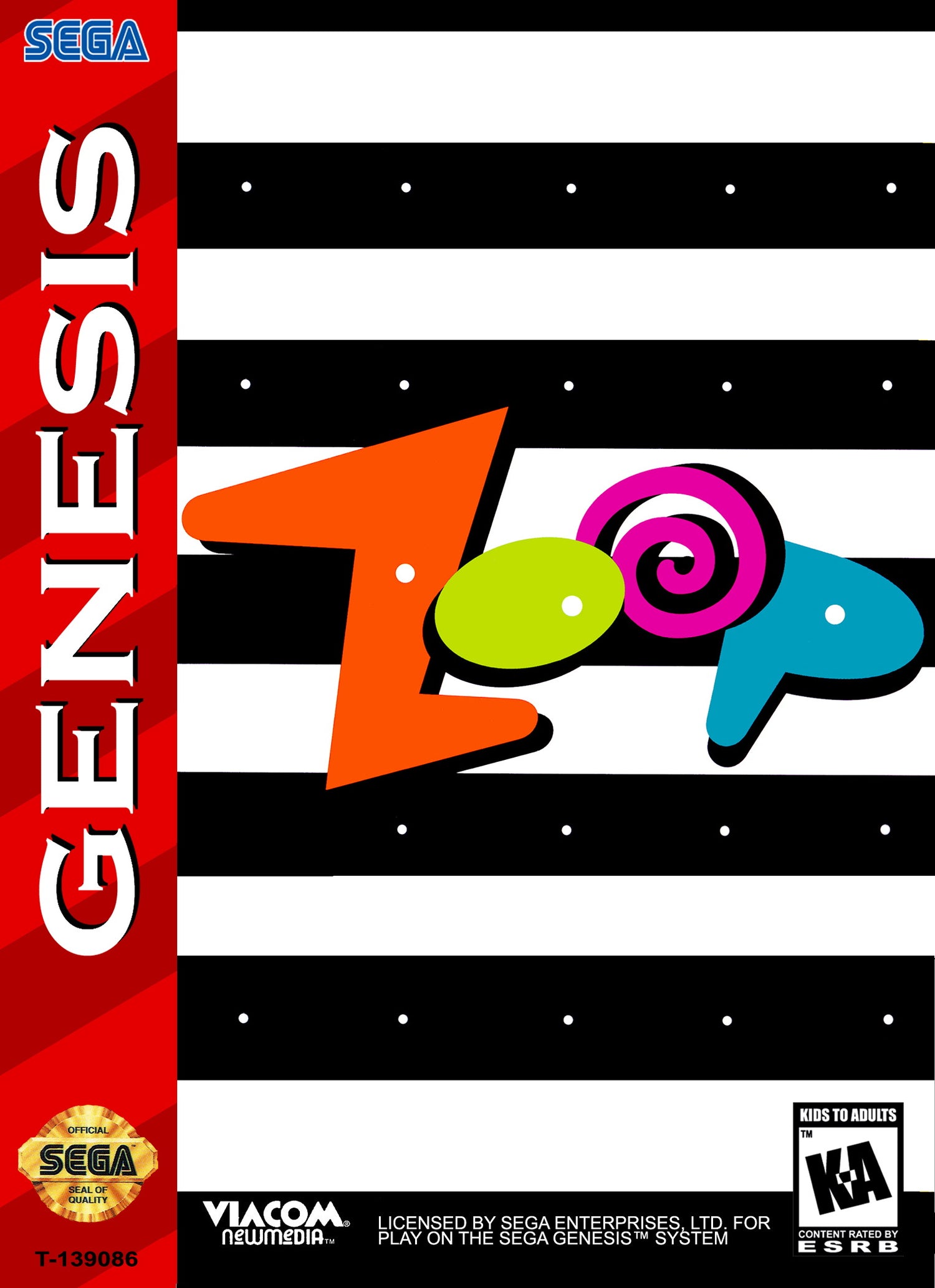 Zoop - Sega Genesis