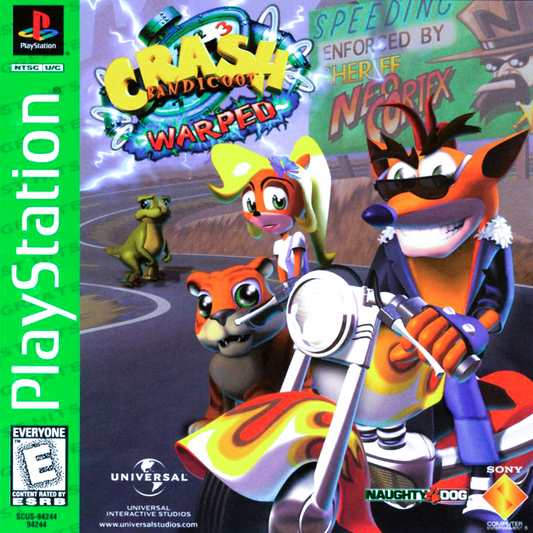 Crash Bandicoot Warped [Greatest Hits] - Playstation - Retro Island Gaming