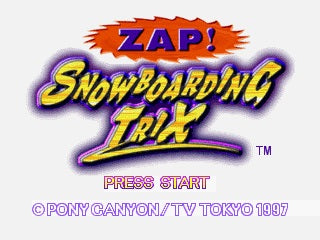 Zap Snowboarding Trix - JP Sega Saturn
