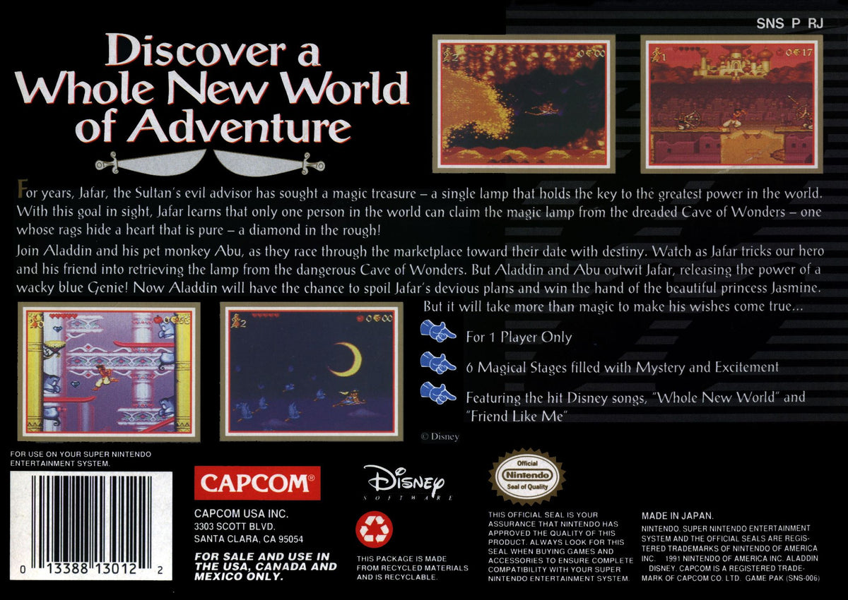 Aladdin - Super Nintendo - Retro Island Gaming