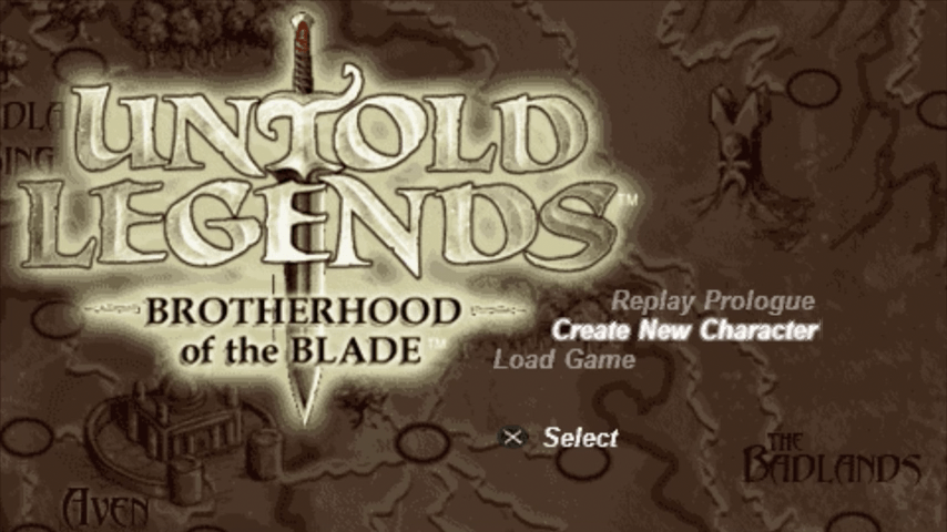 Untold Legends Brotherhood of the Blade - PSP