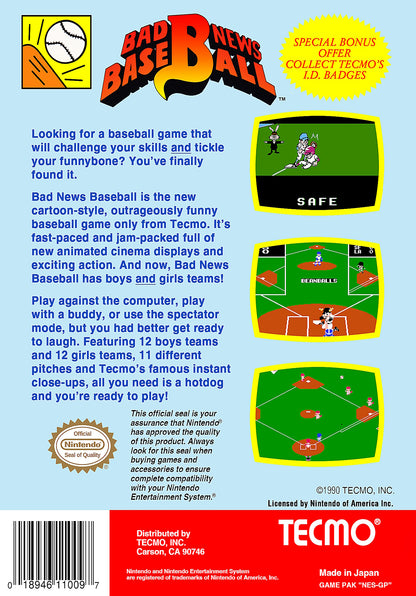 Bad News Baseball - NES - Retro Island Gaming