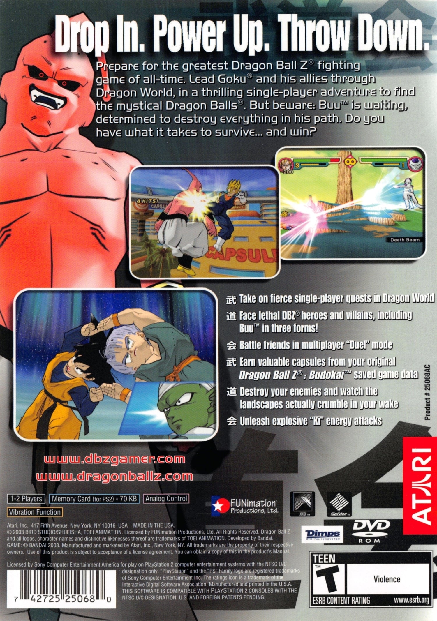 Dragon Ball Z Budokai 2 [Greatest Hits] - Playstation 2