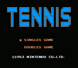 Tennis [5 Screw] - NES