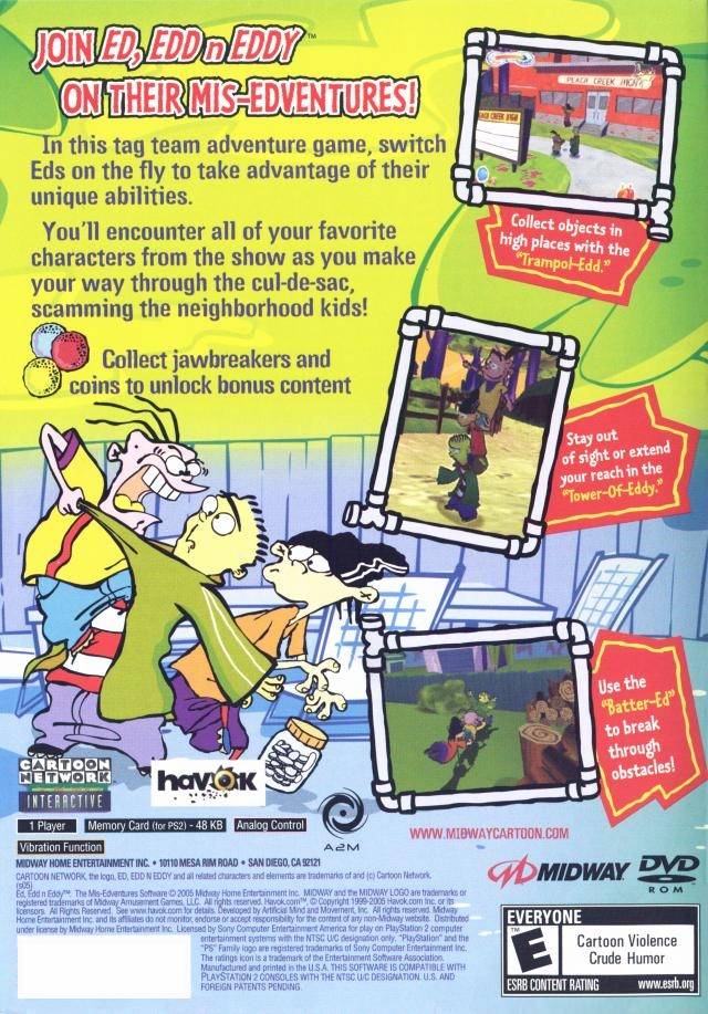 Ed Edd N Eddy Mis-Edventures - Playstation 2