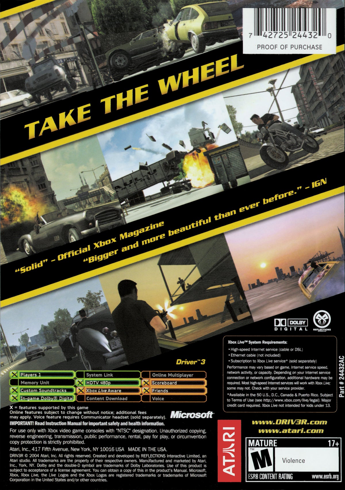 Driver 3 - Xbox