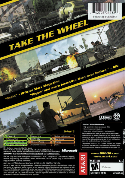 Driver 3 - Xbox