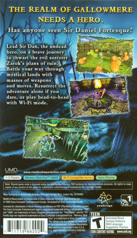 MediEvil Resurrection - PSP