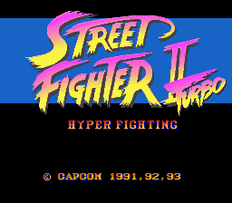 Street Fighter II Turbo - Super Famicom