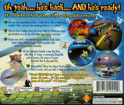 Crash Bandicoot Warped - Playstation - Retro Island Gaming