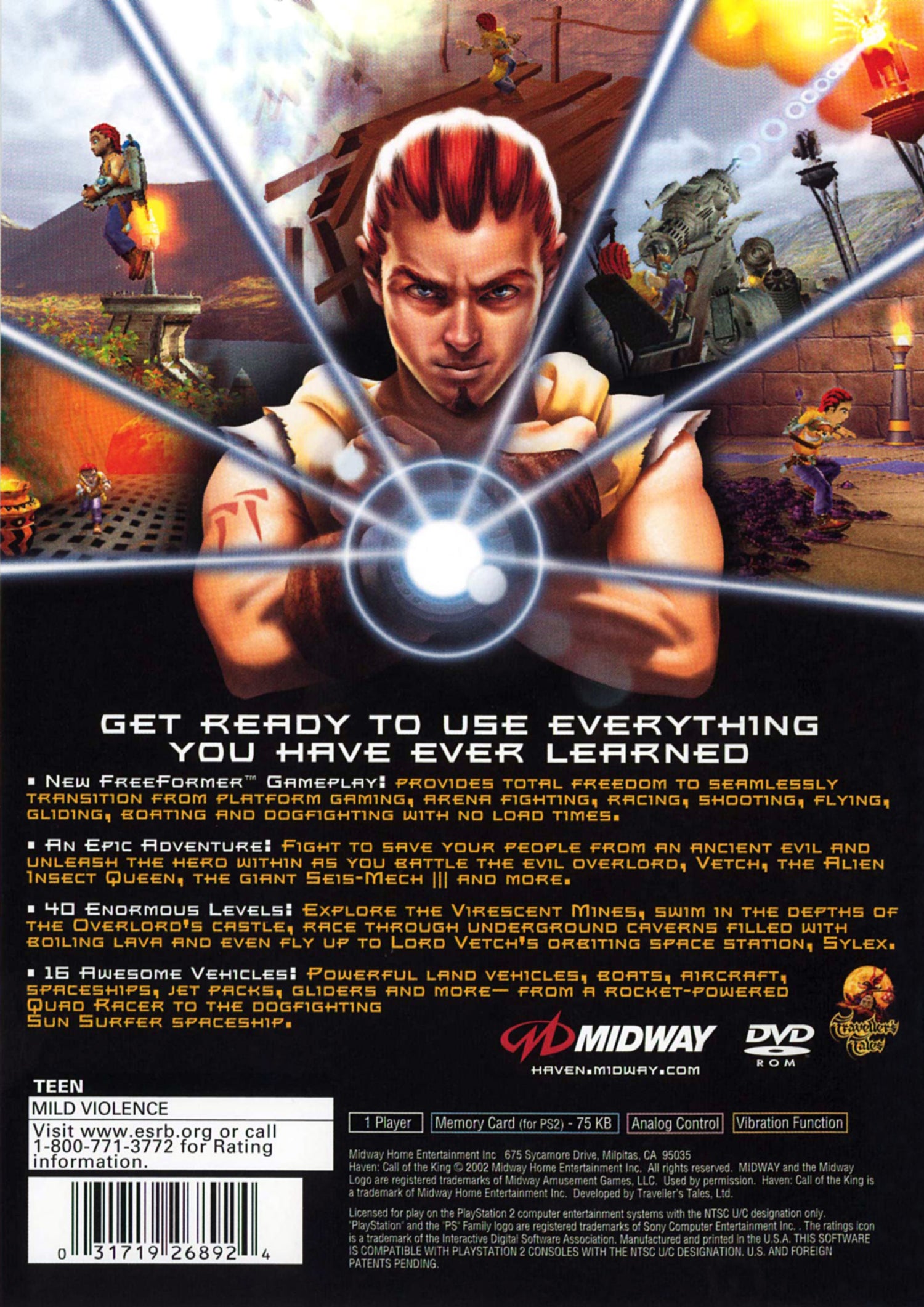 Haven Call of the King - Playstation 2