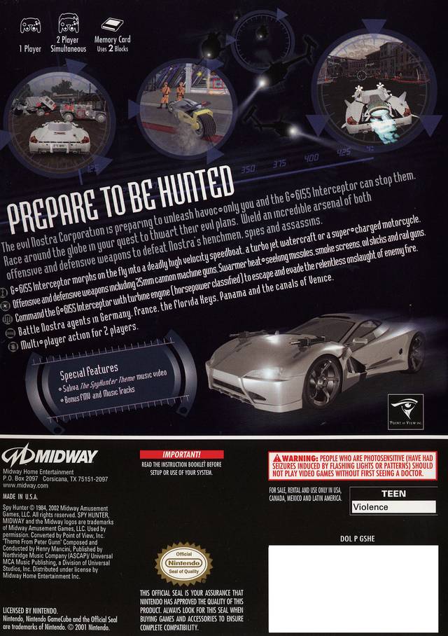 Spy Hunter - Gamecube