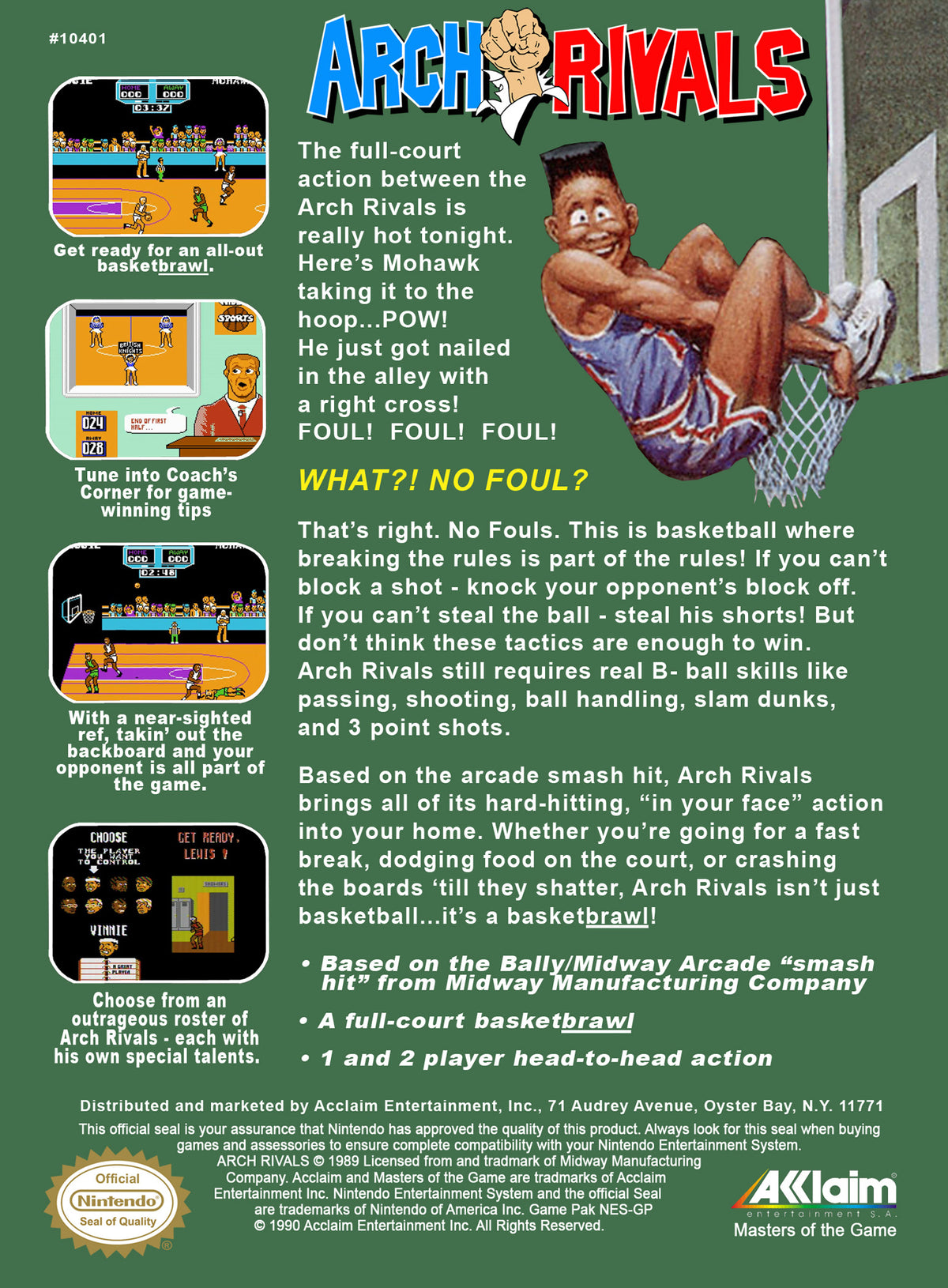 Arch Rivals - NES - Retro Island Gaming