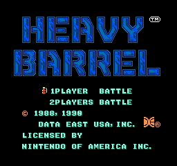 Heavy Barrel - NES