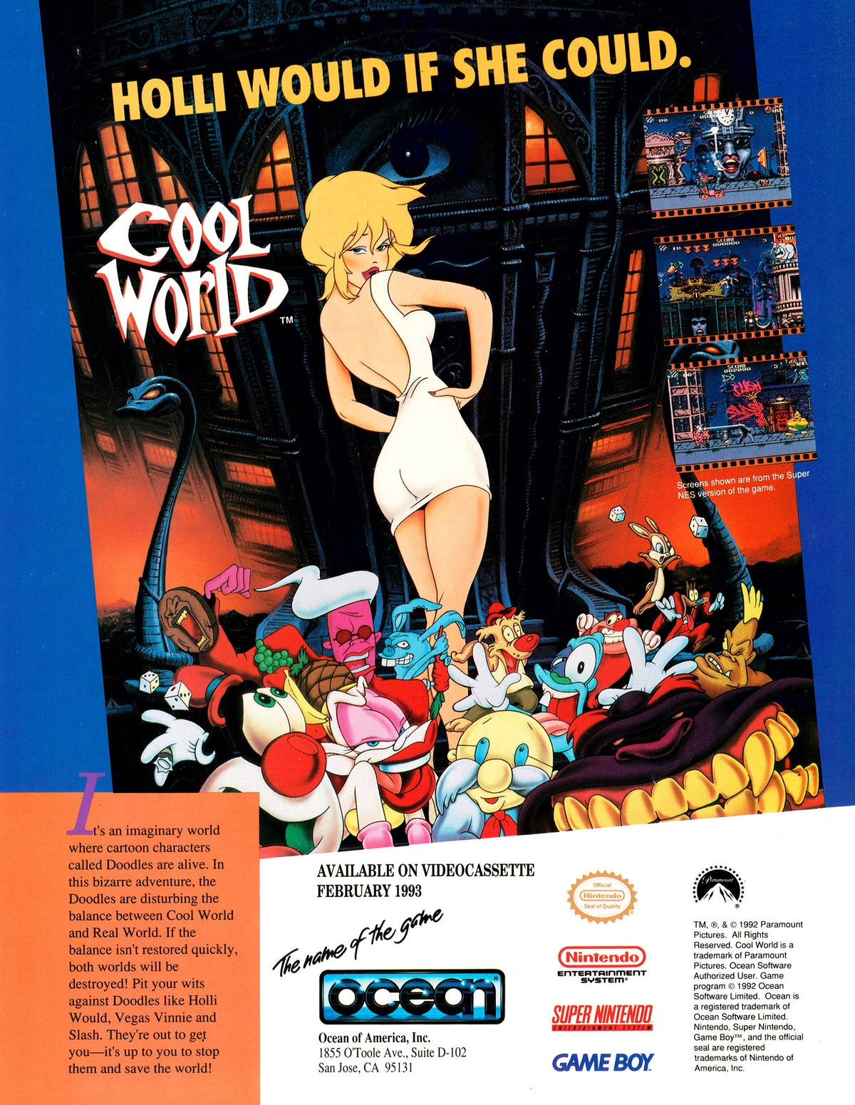 Cool World - Super Nintendo - Retro Island Gaming