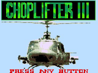 Choplifter III - Sega Game Gear