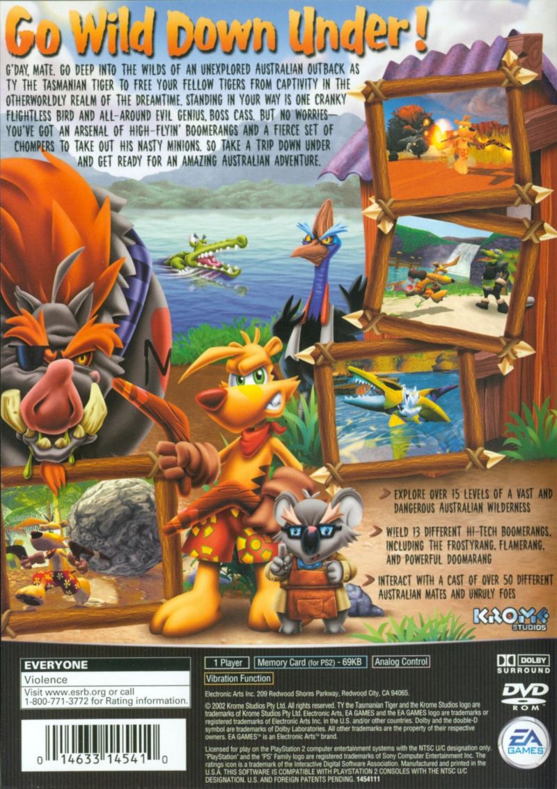 Ty the Tasmanian Tiger - Playstation 2