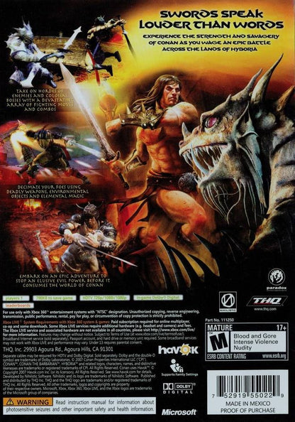 Conan - Xbox 360 - Retro Island Gaming
