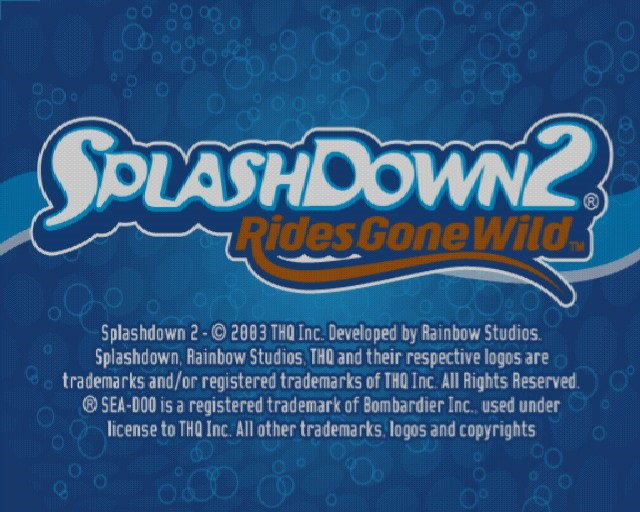 Splashdown Rides Gone Wild - Playstation 2