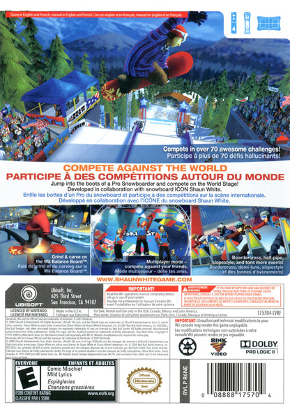 Shaun White Snowboarding: World Stage - Wii - Retro Island Gaming