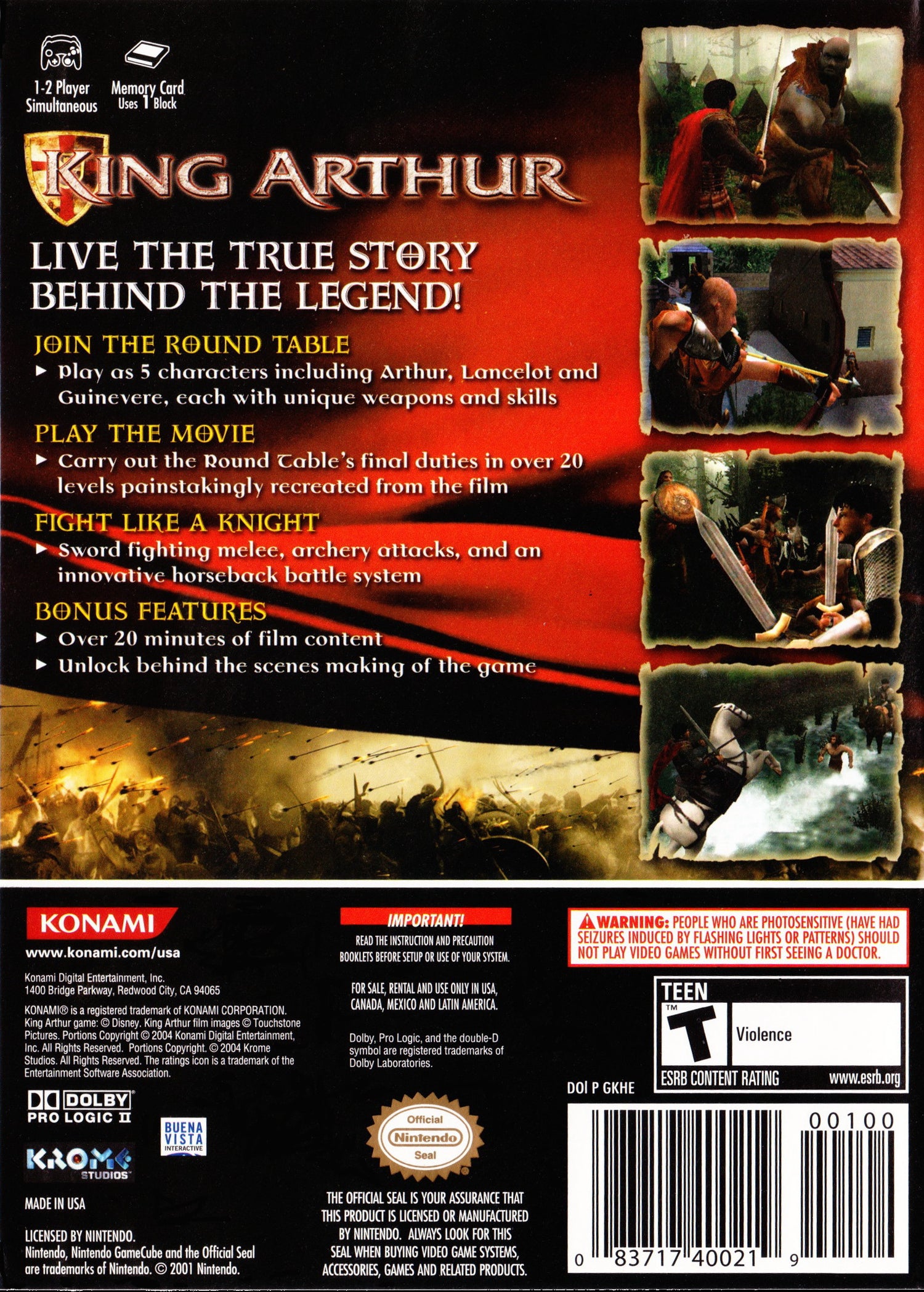 King Arthur - Gamecube