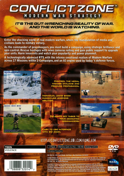 Conflict Zone Modern War Strategy - Playstation 2 - Retro Island Gaming