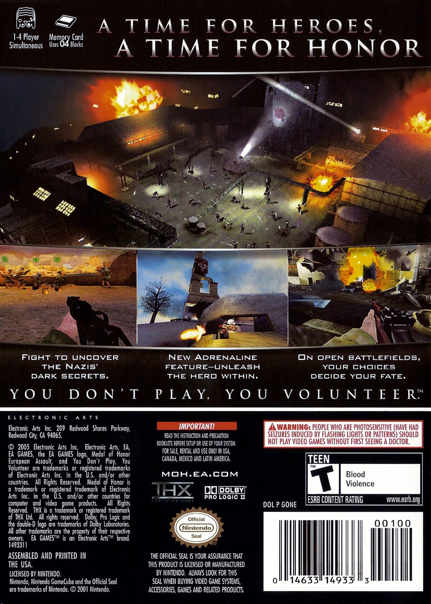 Medal of Honor European Assault - Gamecube