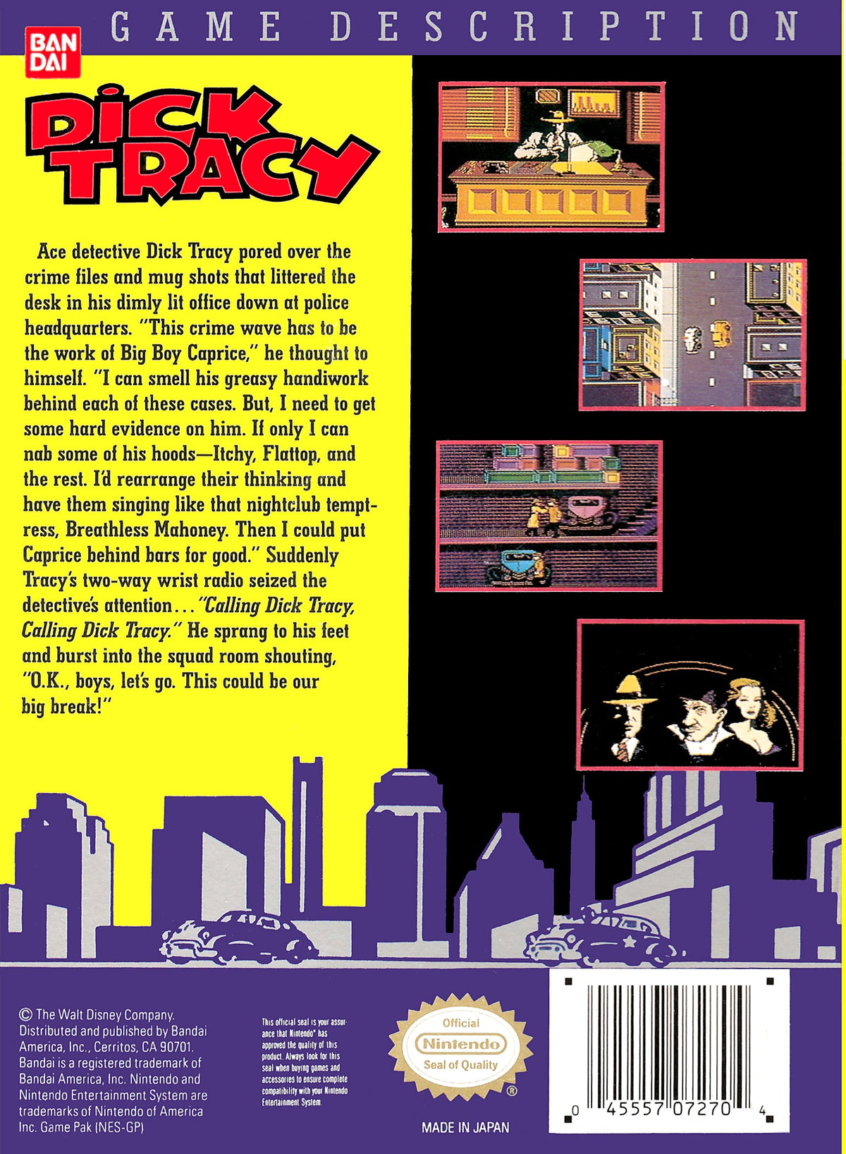 Dick Tracy - NES - Retro Island Gaming