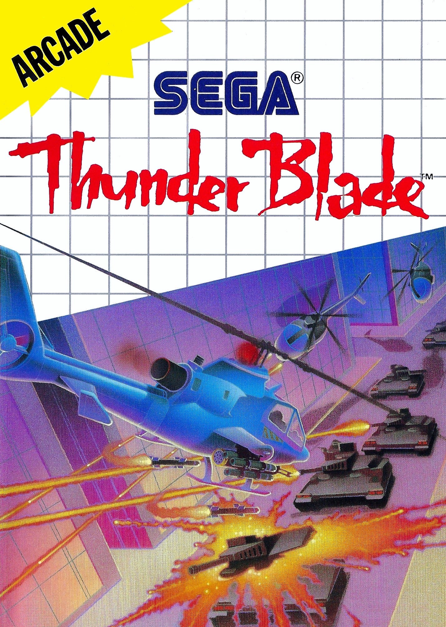 Thunder Blade - Sega Master System
