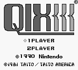 Qix - GameBoy