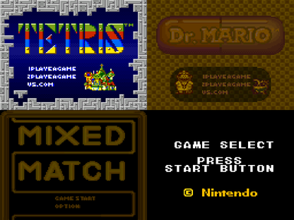 Tetris and Dr. Mario [Player's Choice] - Super Nintendo - Retro Island Gaming