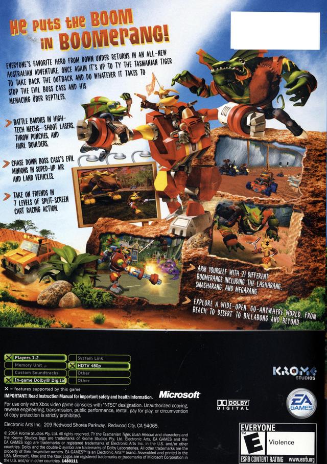 Ty the Tasmanian Tiger 2 Bush Rescue - Xbox - Retro Island Gaming