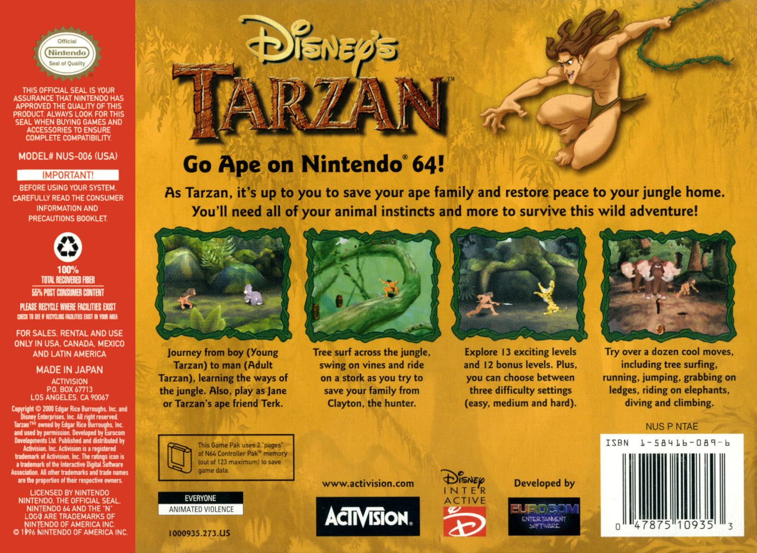 Tarzan - Nintendo 64