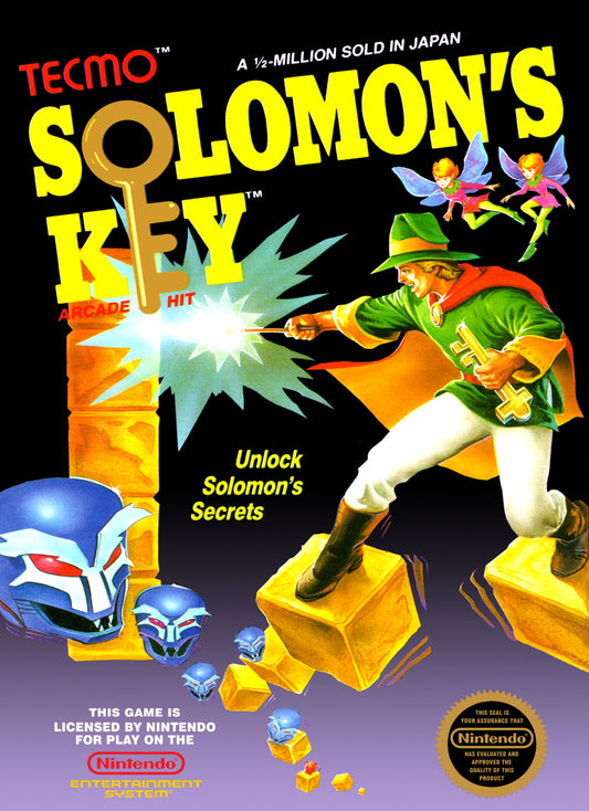 Solomon's Key [5 Screw] - NES - Retro Island Gaming