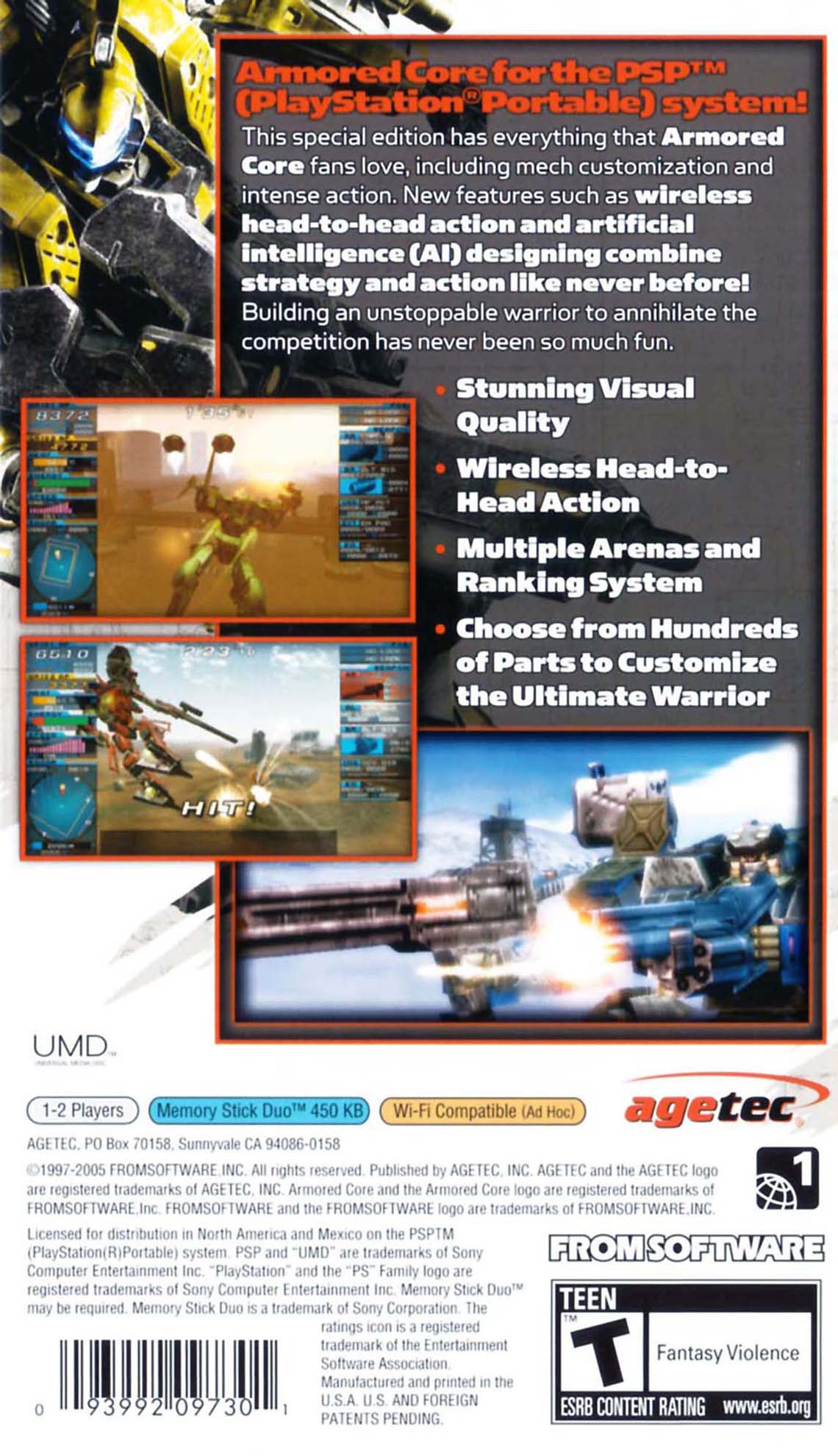 Armored Core Formula Front: Extreme Battle - PSP