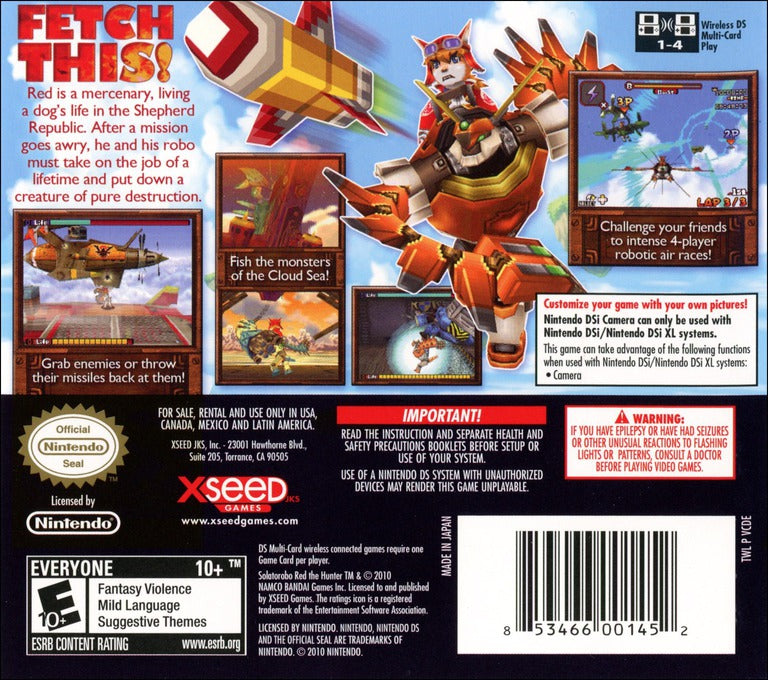 Solatorobo: Red The Hunter - Nintendo DS