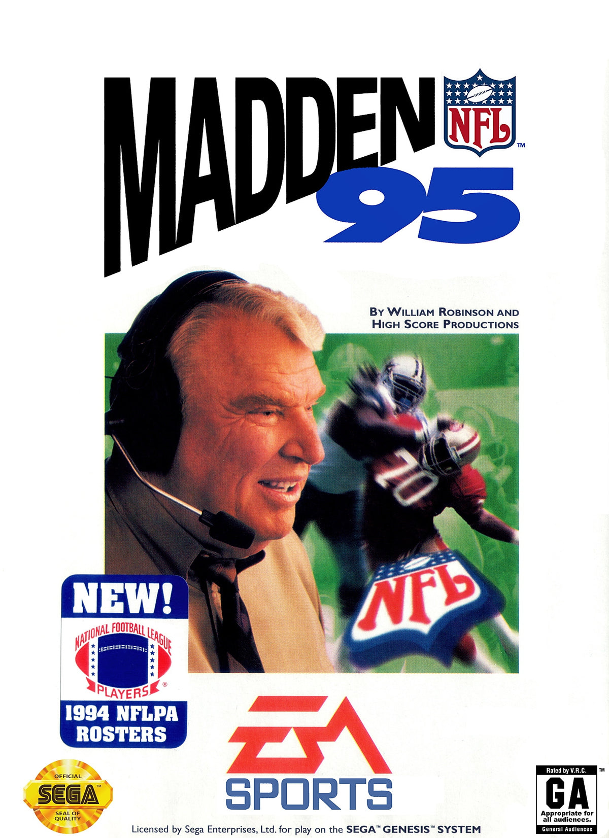 Madden NFL '95 - Sega Genesis - Retro Island Gaming